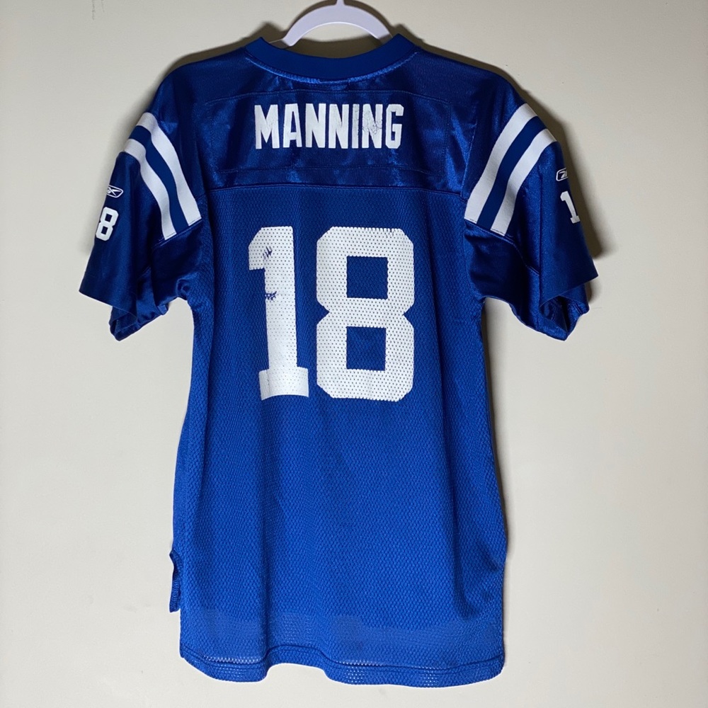 Vintage Eil Manning Reebok Colts Jersey